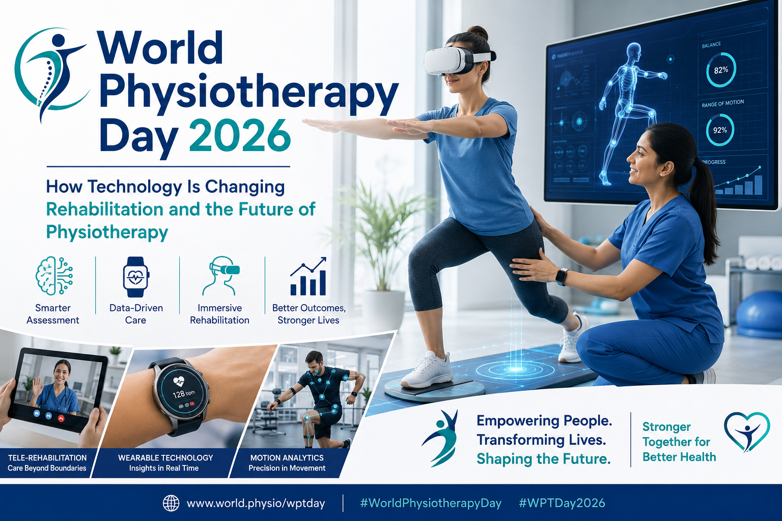 World Physiotherapy Day 2026: How Technology Is Changing Rehabilitation and the Future of Physiotherapy